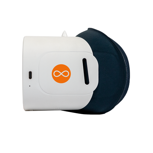 CVR 355 Xplorer headset-left side